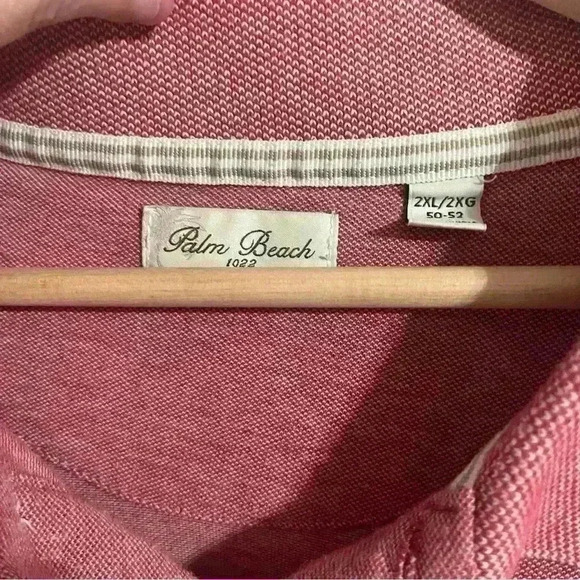 Palm Beach Red Polo Classic Fit 2XL - Picture 4 of 5